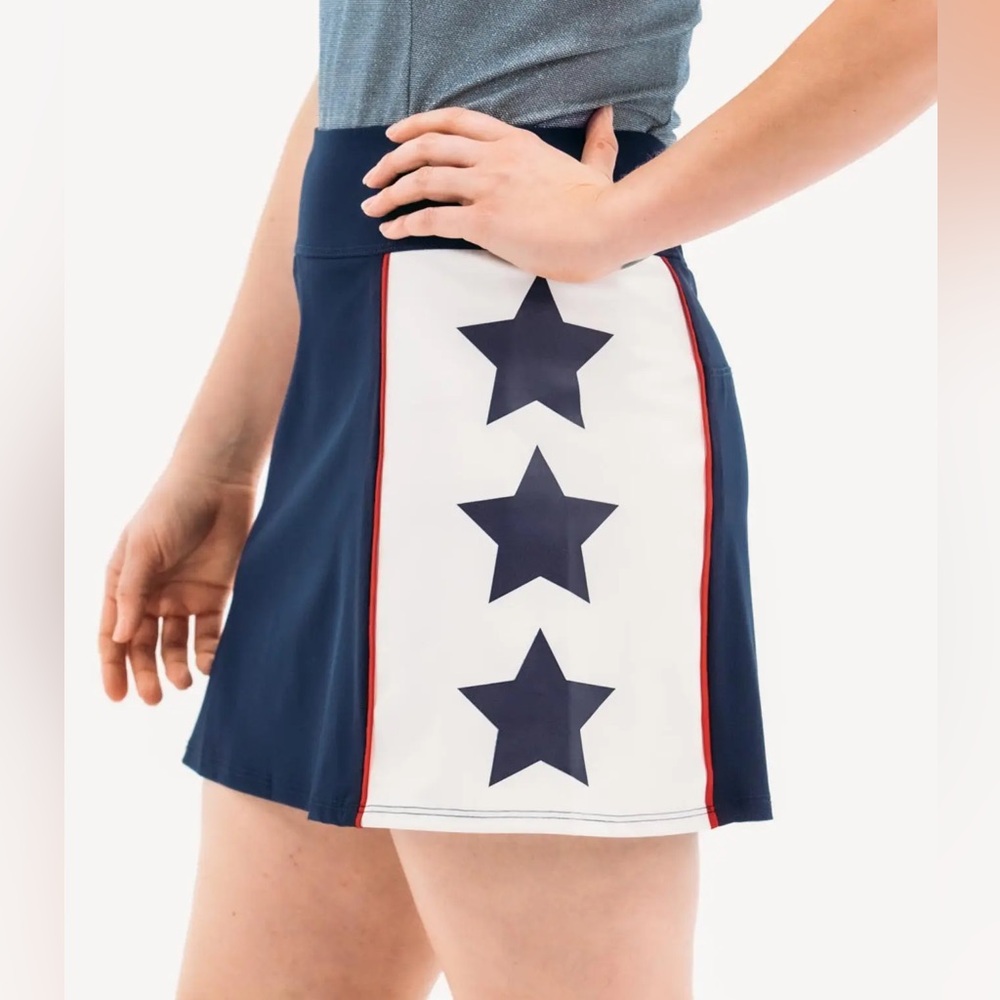 NWT Foray Golf America Star Skort, S